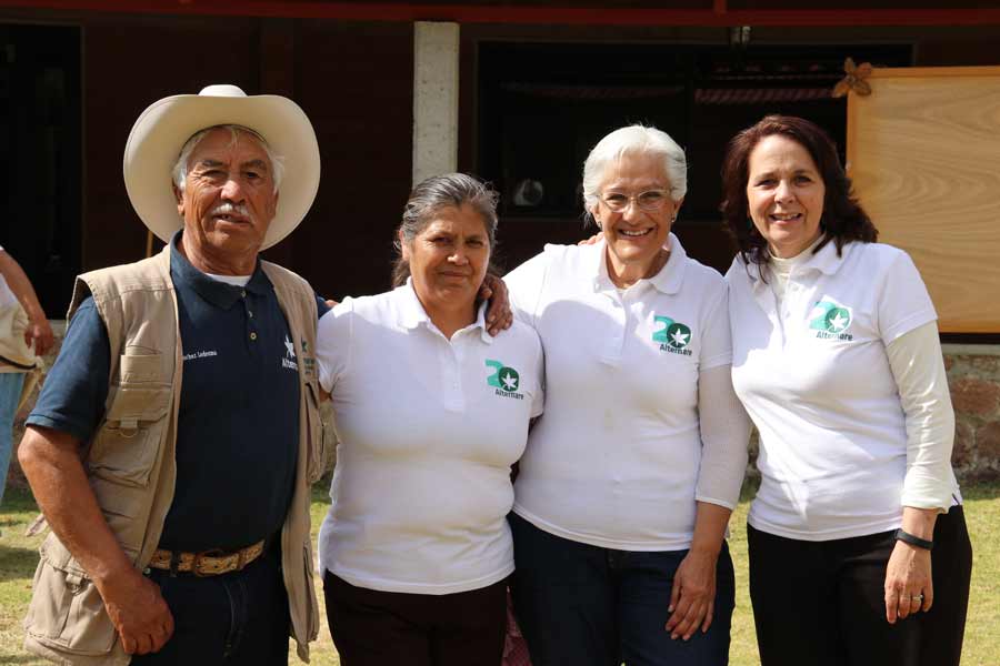 Los fundadores de Alternare: (de izq. a der.) Gabriel Sánchez, Elia Hernández, Ana María Muñiz y Guadalupe del Río.