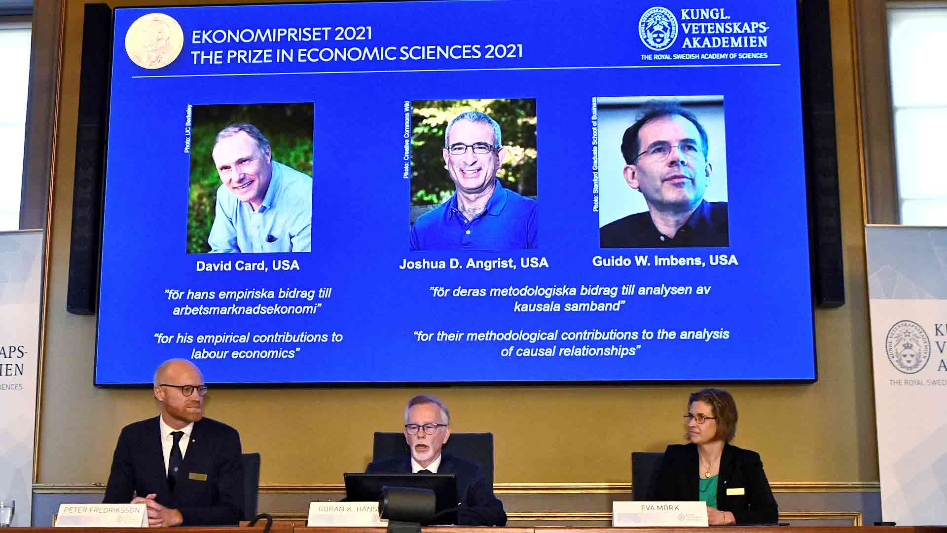 Profesor experto comenta acerca de los ganadores del Premio Nobel de economía 2021