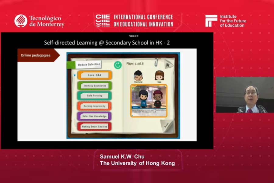 El doctor Samuel Chu sugirió a profesores en el CIIE usar elementos de juego en sus pedagogías.