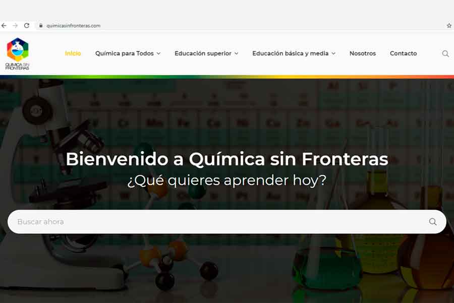Sitio web química sin fronteras