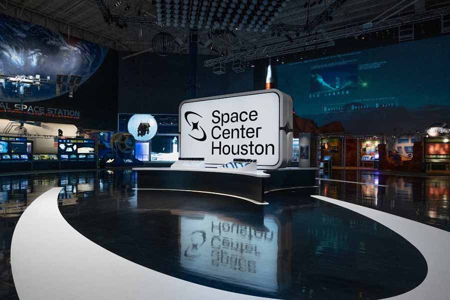 Espacio del Space Center Houston.