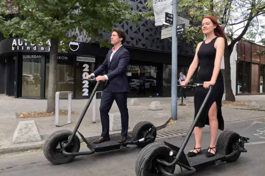 Scooter eléctrico, movilidad sustentable, Rodrigo Beteta