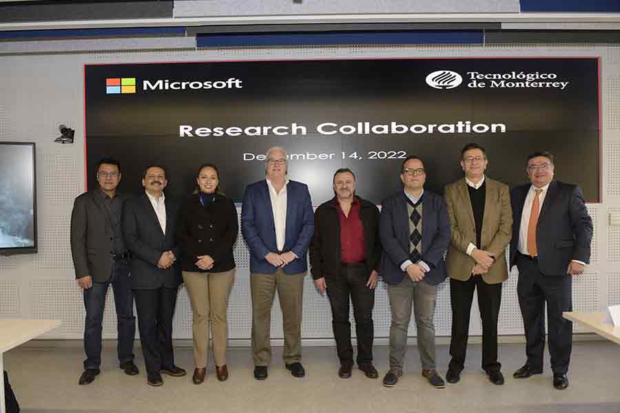 Microsoft colaborará con el Tec para desarrollar investigación científica soportada por inteligencia artificial y nuevas tecnologías