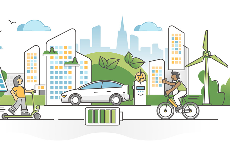 Evita el uso de automóvil para transportarte. Ilustración: Shutterstock