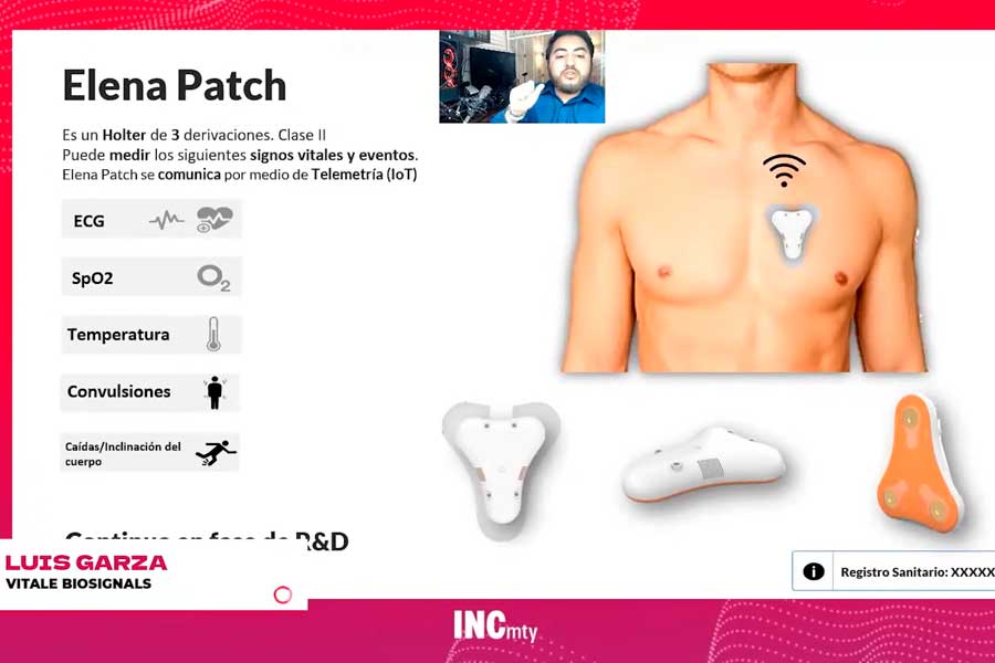 El dispositivo ofrece la posibilidad de monitorear los signos vitales de pacientes de manera remota.