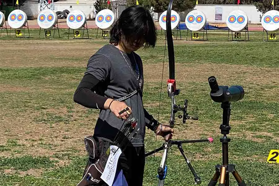 Yahir durante la competencia