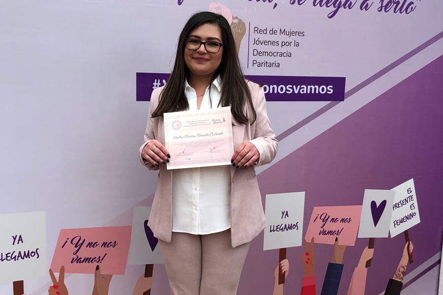 Zuria Romero es una de las ganadoras del Premio Mujer Tec 2020