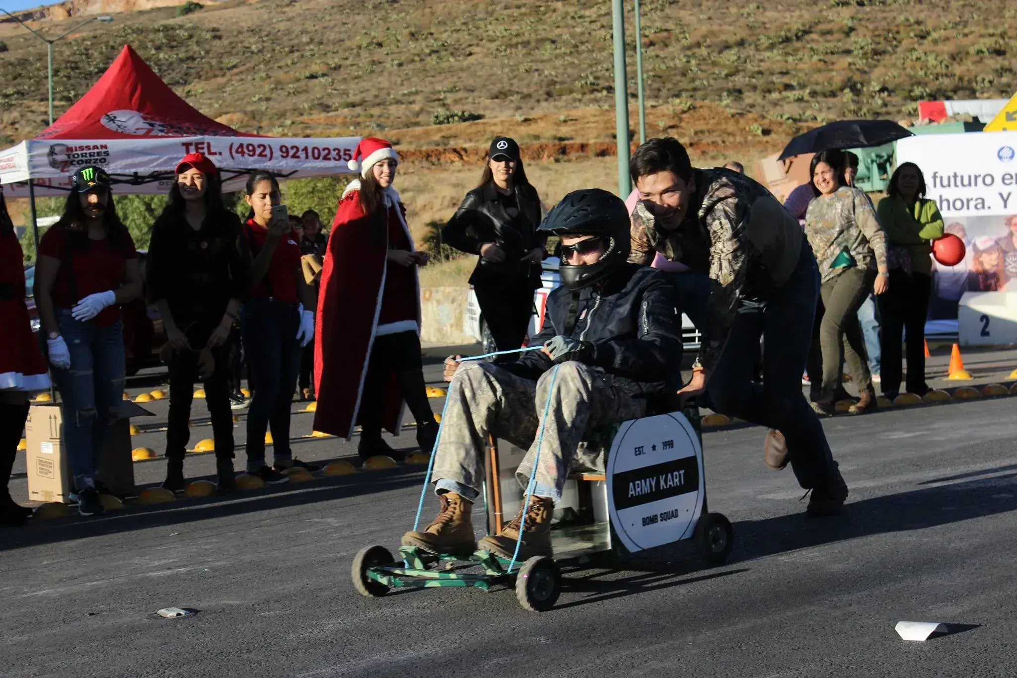 Fue una emocionante carrera. 