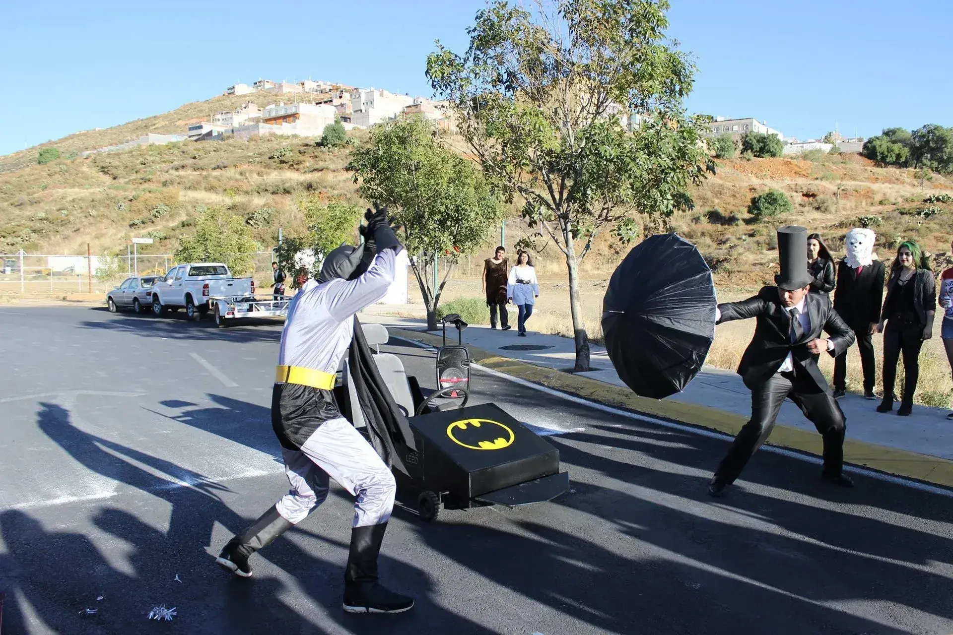 En la carrera
