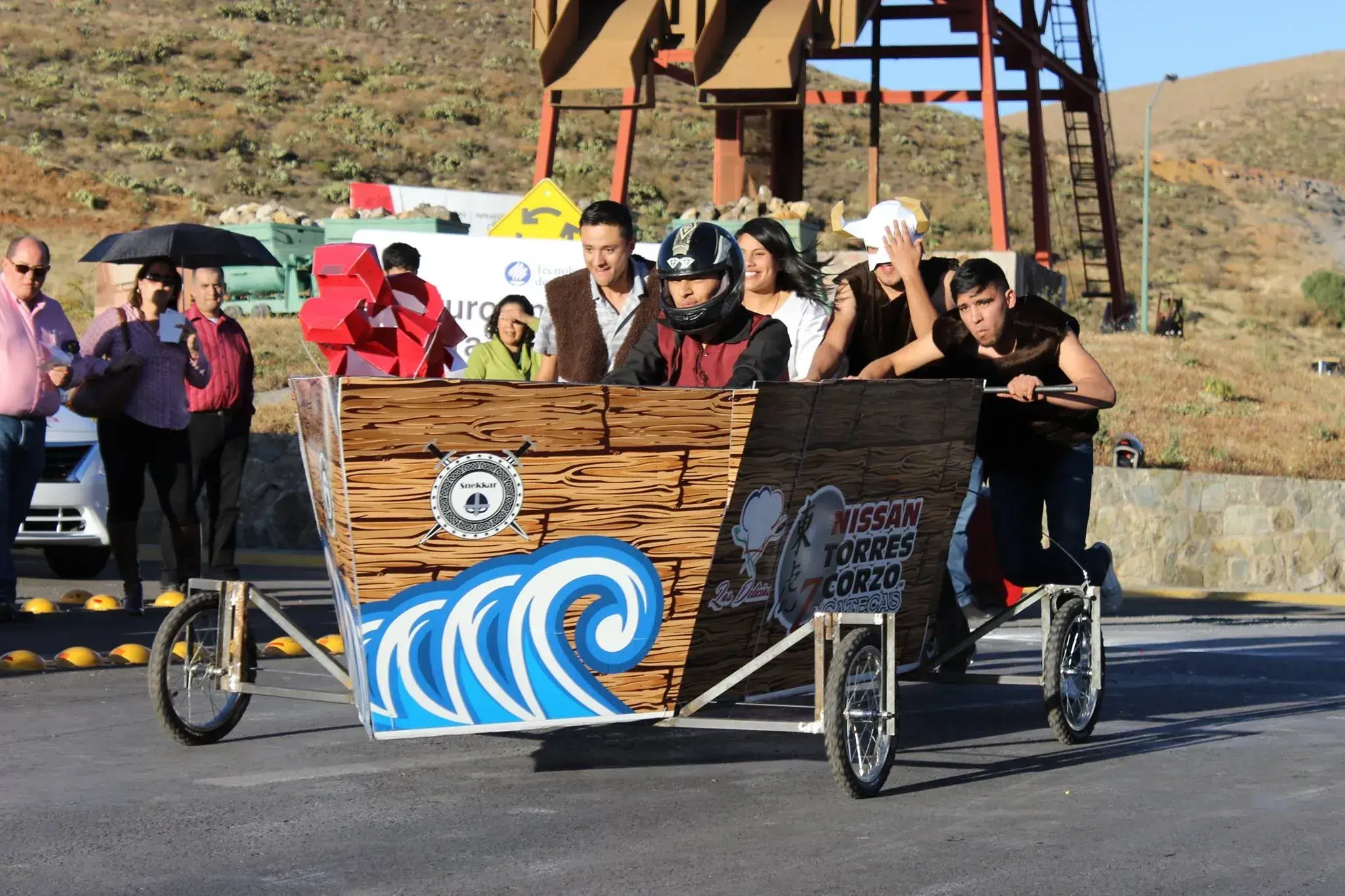 En la carrera
