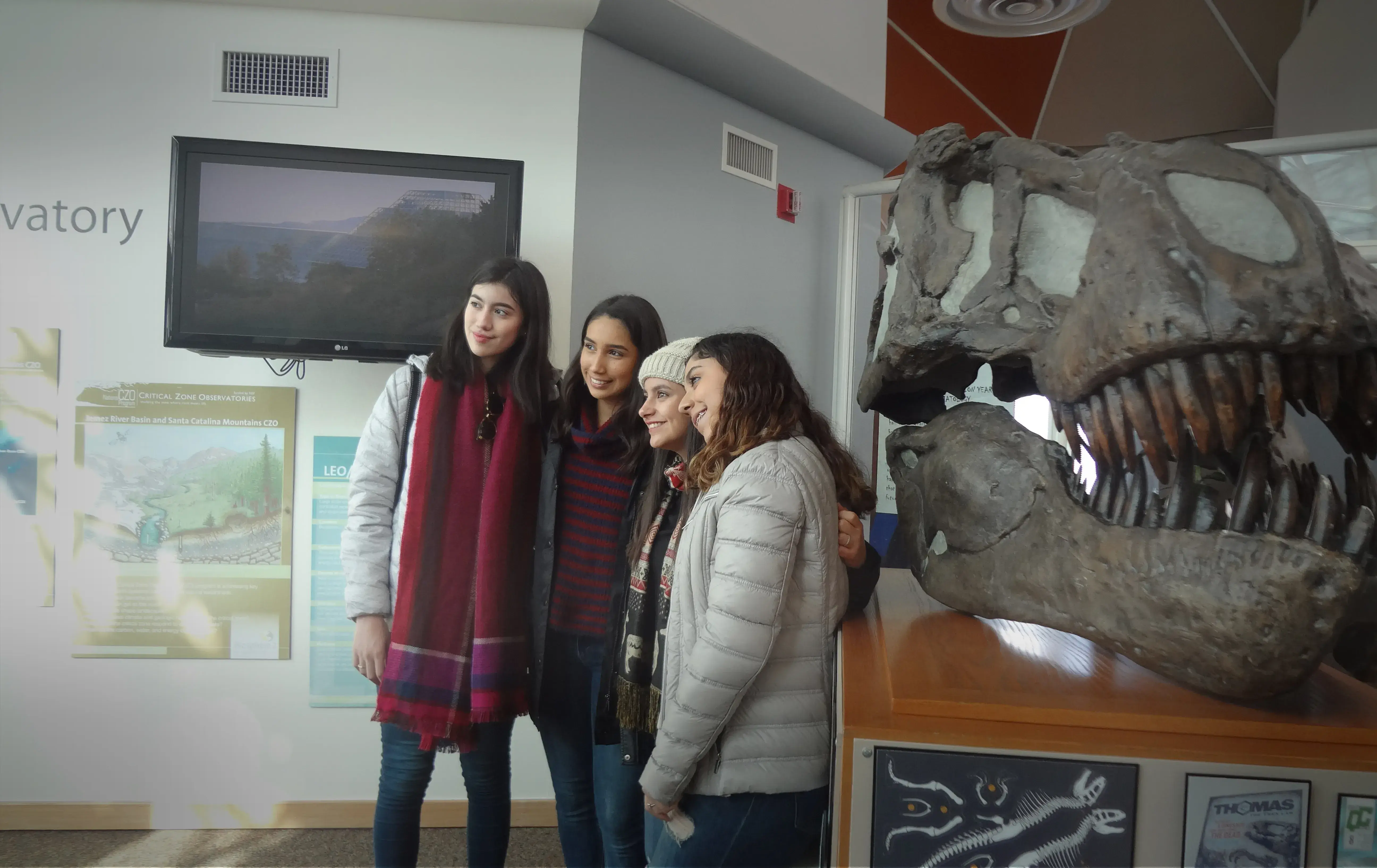 Alumnos en viaje escolar