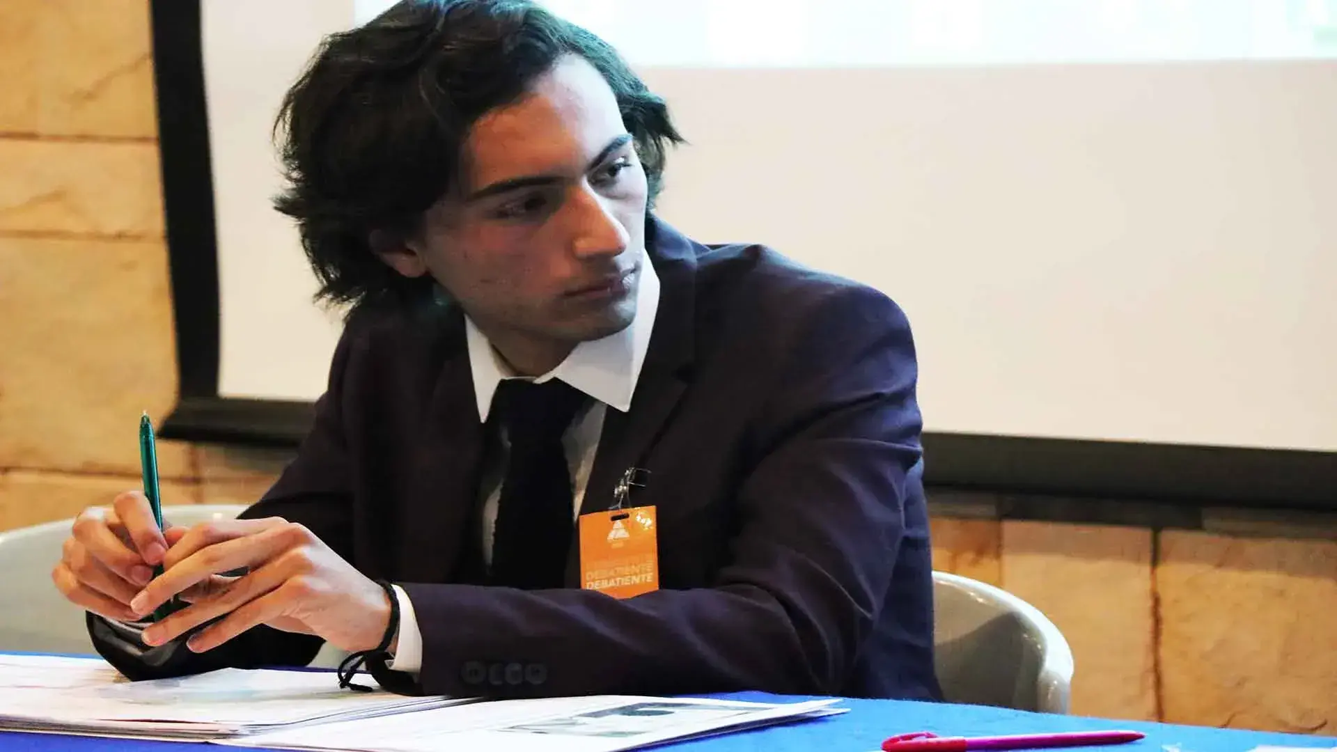 Alumno de PrepaTec en la final del Torneo.