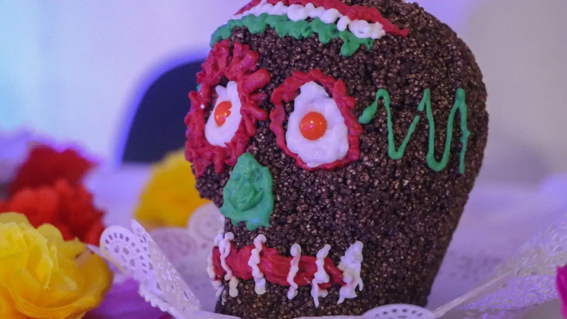 Calavera de chocolate