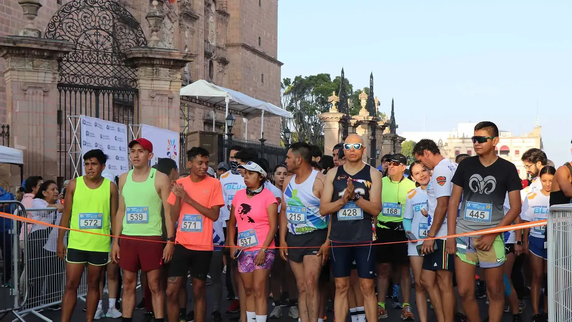 Corredores en la salida