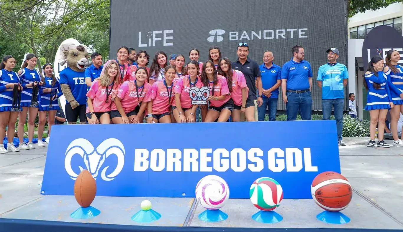 Equipo de Fútbol 7 femenil de PrepaTec campus Sonora Norte