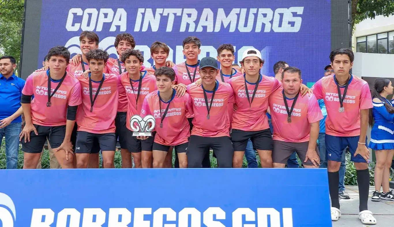 Equipo de fútbol 7 varonil de PrepaTec Sonora Norte 