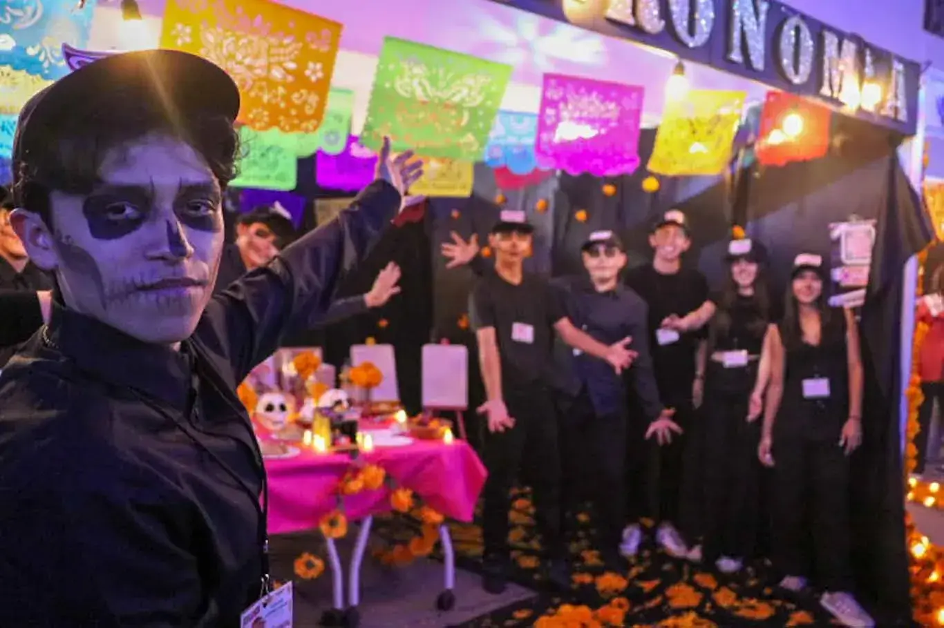 Fiesta de Humanidades, celebración del Día de Muertos en PrepaTec Santa Anita.