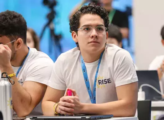 Luciano Reyes, estudiante de la PrepaTec Cuernavaca, participó en el Residential Summit de RISE en Londres, Inglaterra.