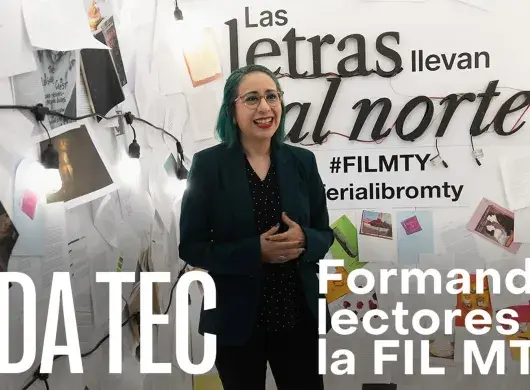 Profesora y líder del programa juvenil de la FIL Mty, Susana Ruiz