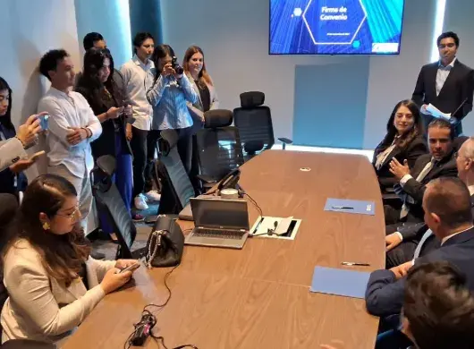 Firma de convenio Tec León y COPARMEX