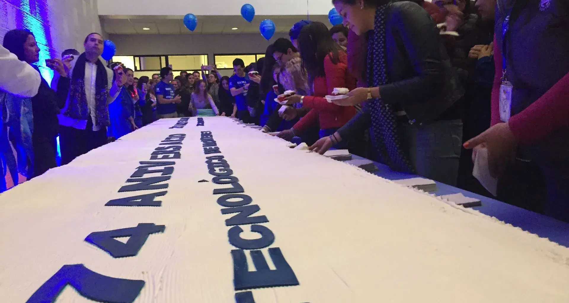 festejo del 74 aniversario del Tec