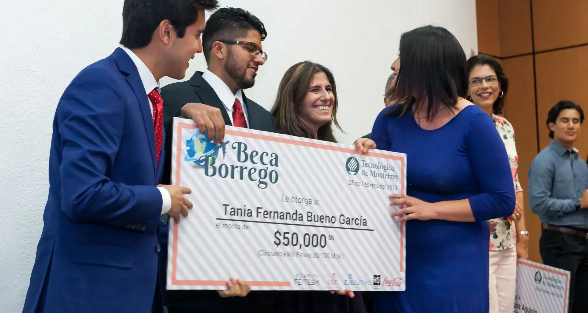 La Beca Borrego, organizada por el Consejo Estudiantil de Filantropía, es un reconocimiento a los estudiantes del Tecnológico de Monterrey campus Querétaro.