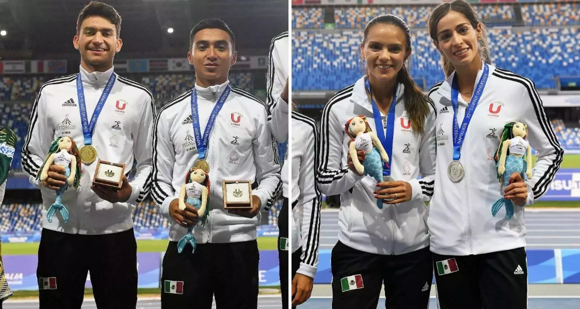 Atletas borregos del Tec de Monterrey ganaron medalla por México en la Universiada mundial 2019
