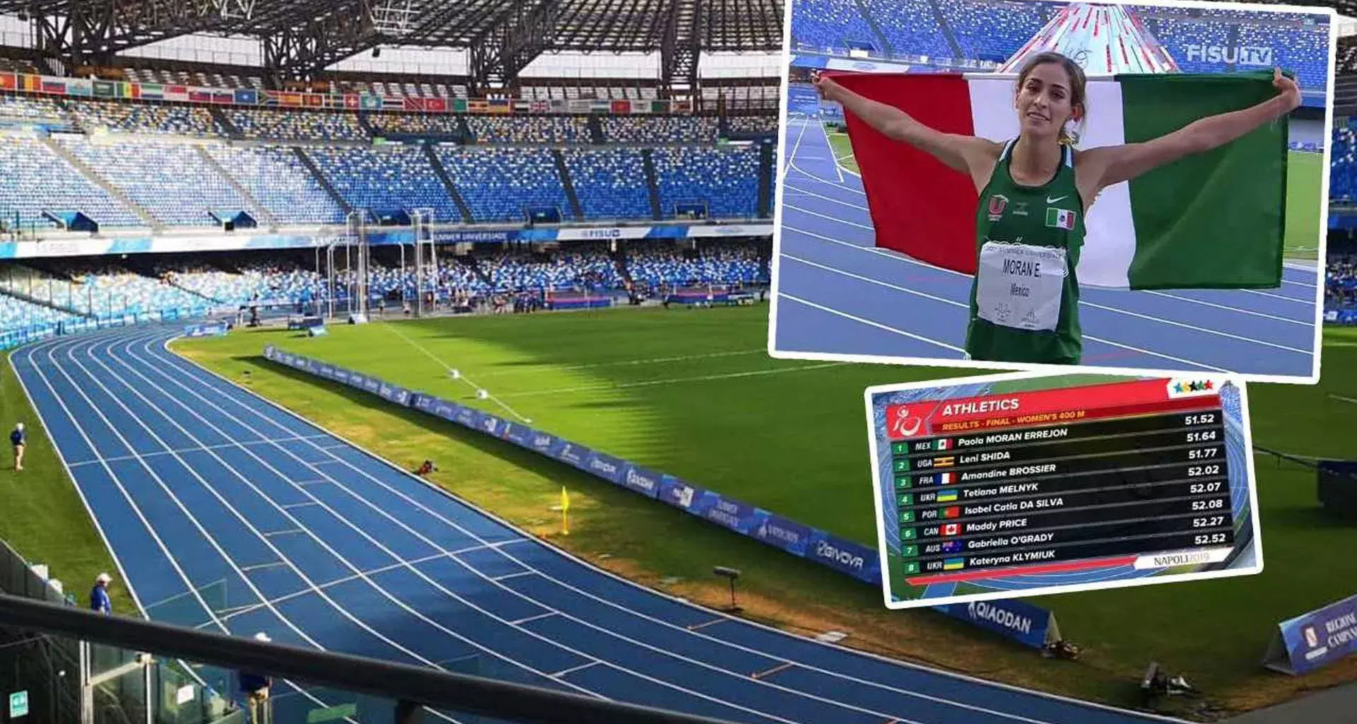 Gold for Mexico! Paola Morán takes the podium at the World University Games