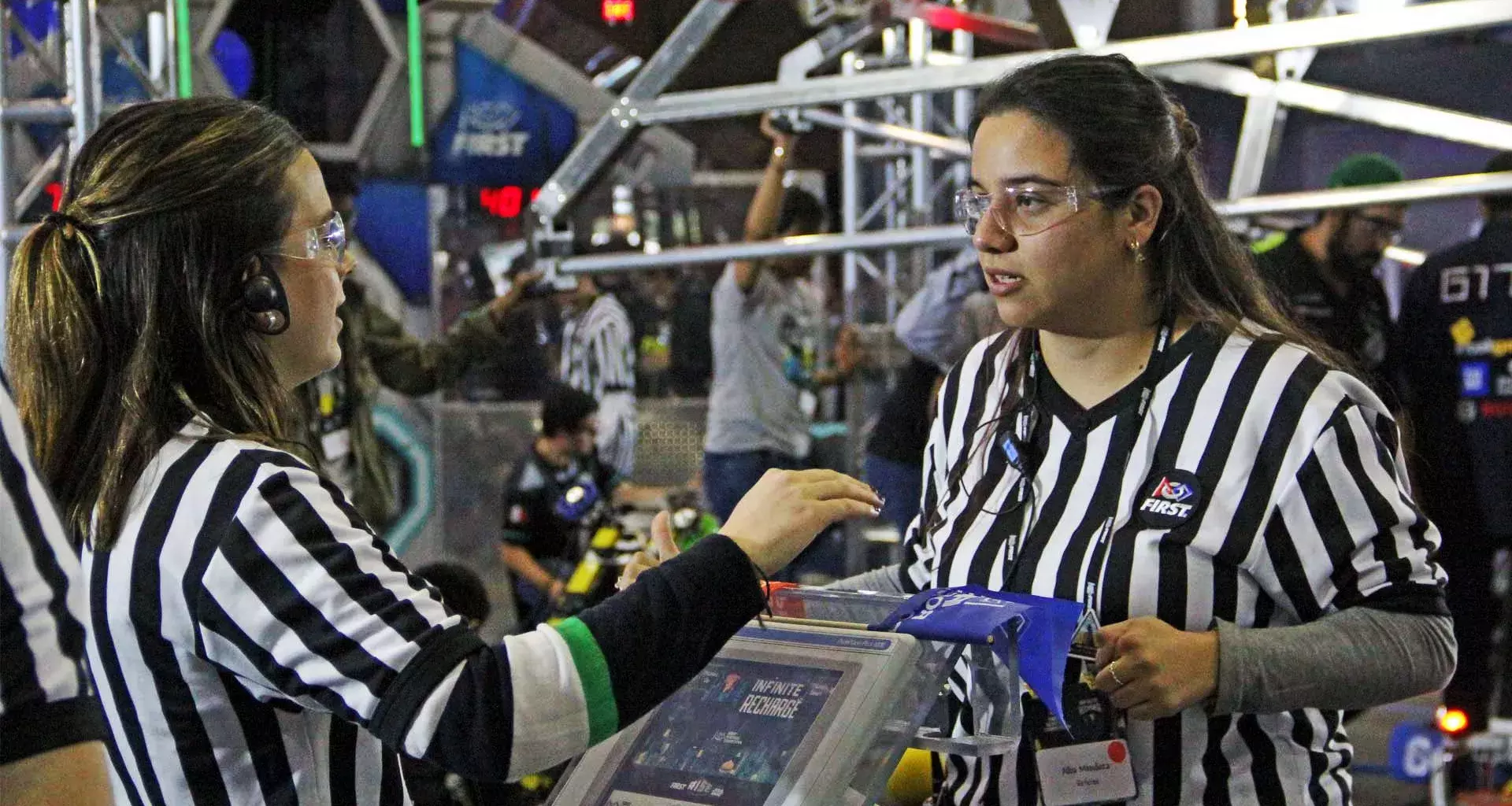 These women are the law in robotics: 4 female referees from the FIRST tournament