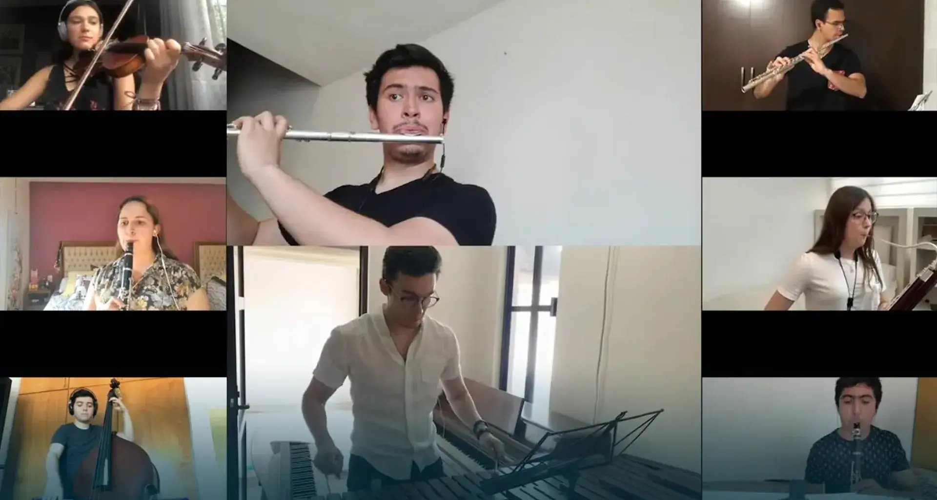 Motivan con su gran talento musical a quedarse en casa
