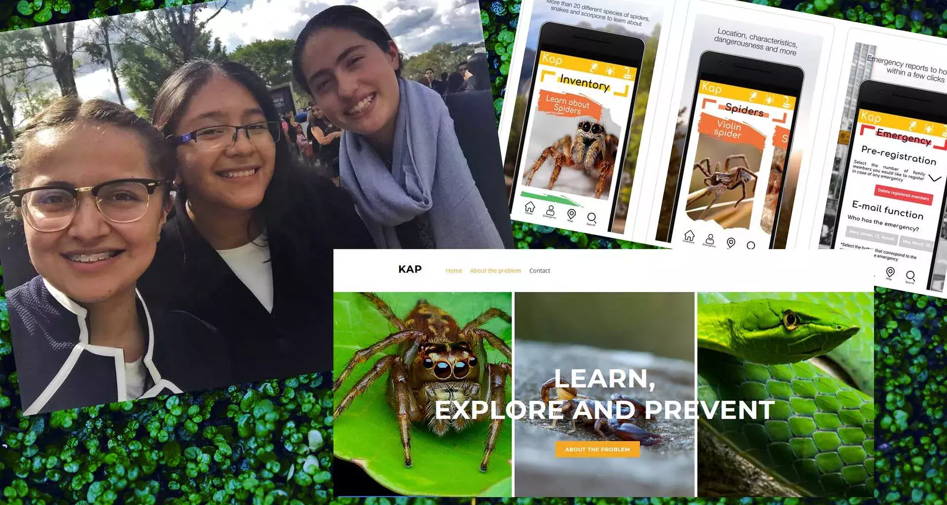 Mexican girls create app for people attacked by venomous animals