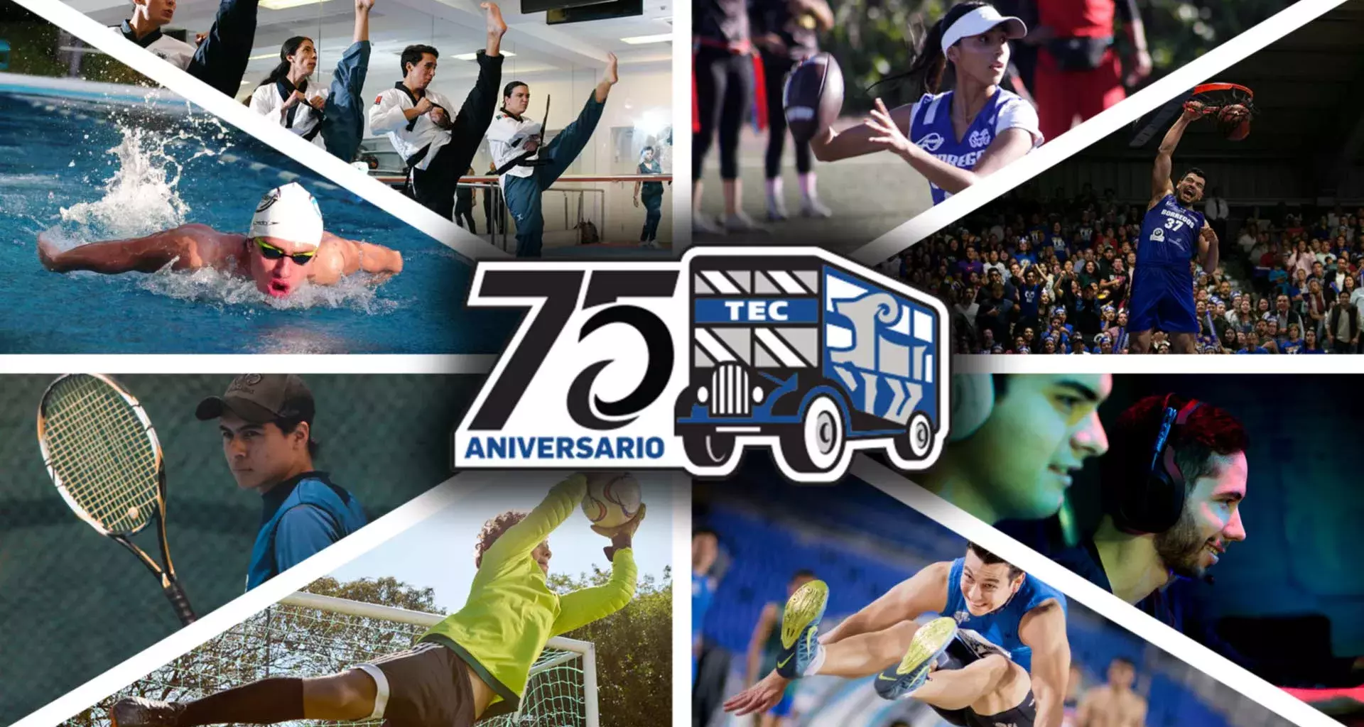 Tec de Monterrey celebró 75 años de la fundación de Borregos, su programa deportivo