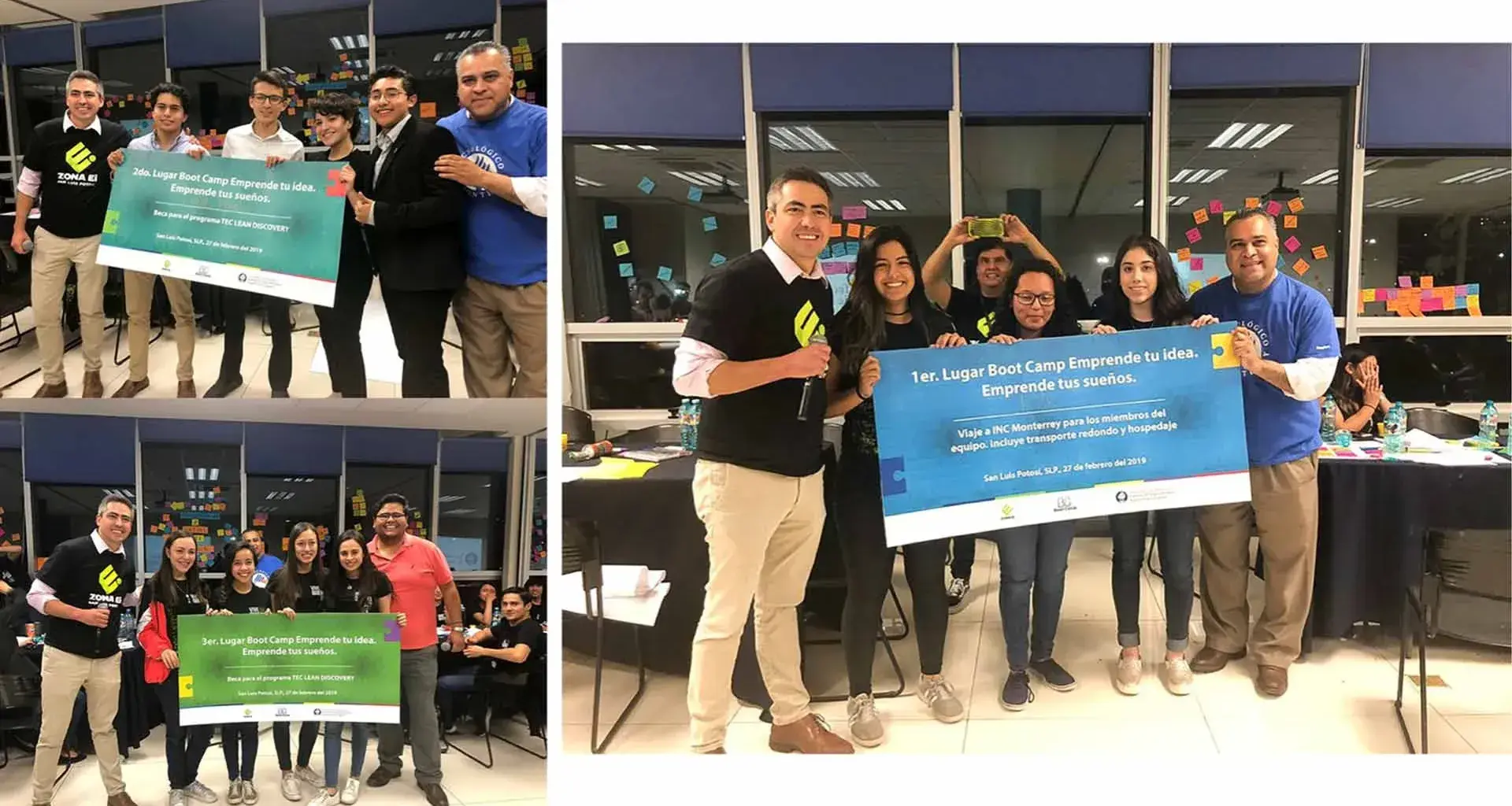 Ganadores del BootCamp "Emprende tu idea. Emprende tu sueño".