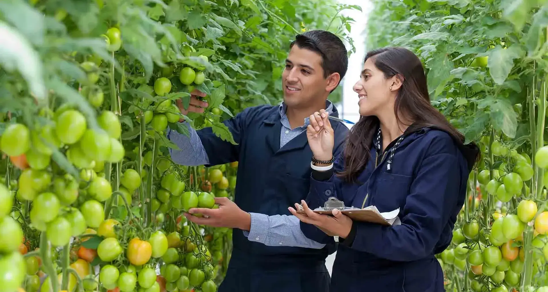 Estudiantes en el laboratorio agropecuario del Tec de Monterrey