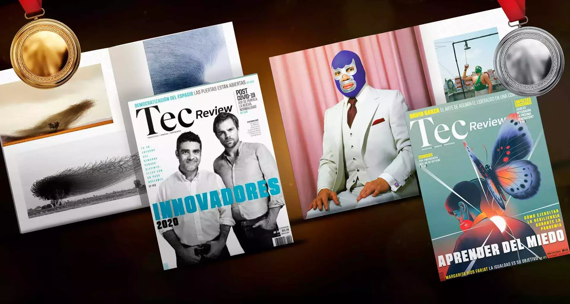 Tec Review makes history, wins gold and silver at publishing “Oscars”