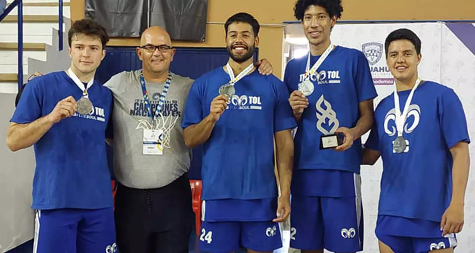 Borregos básquetbol ganan medalla de plata en la Universiada Nacional 2022