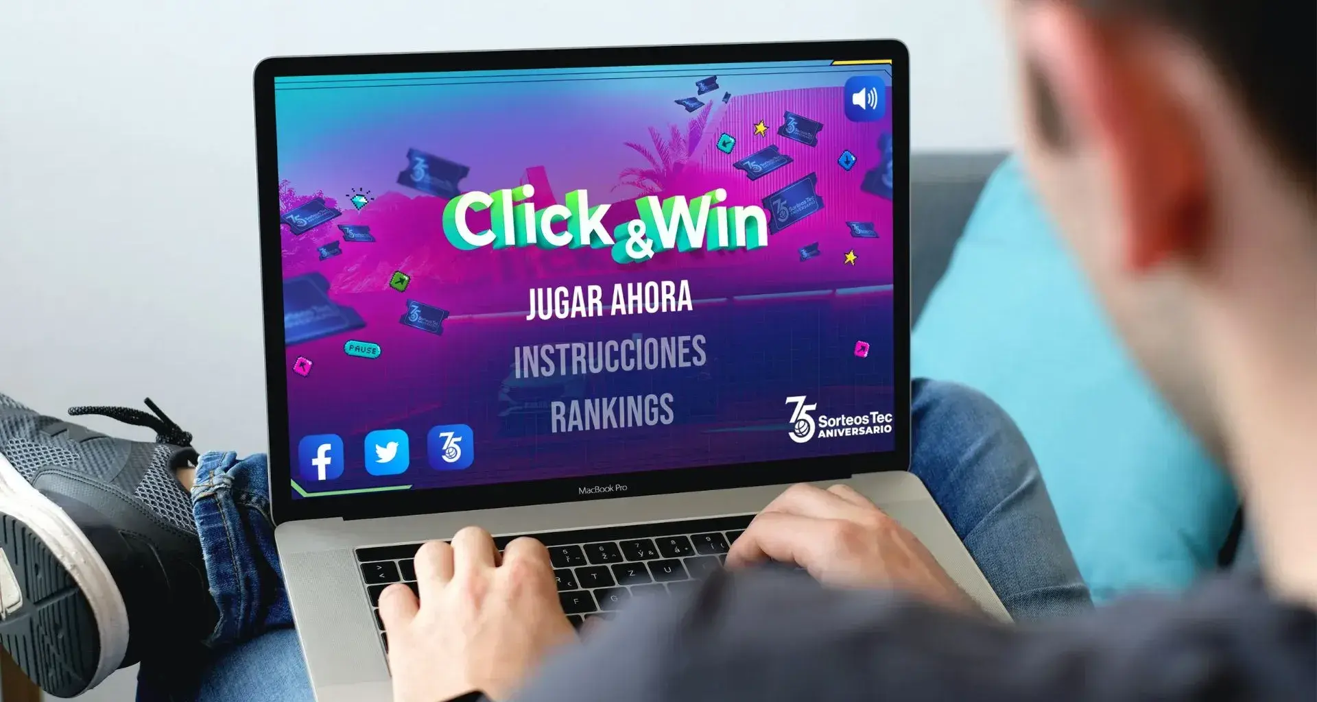 Click & Win juego de Sorteos Tec