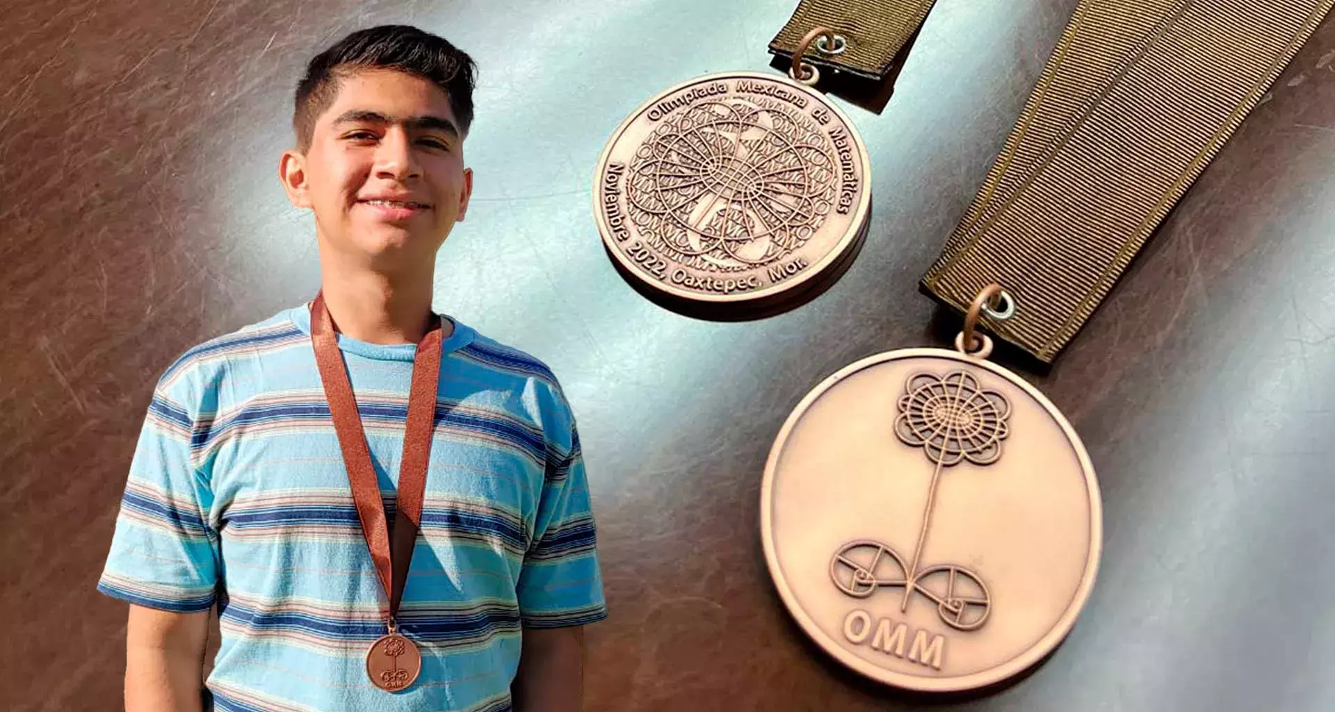 Miguel Yared Valenzuela ganó medalla de bronce en Olimpiada Mexicana de Matemáticas