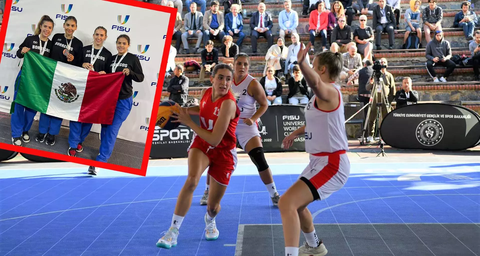 Borregos MTY Femenil ganan la plata mundial en básquet 3x3