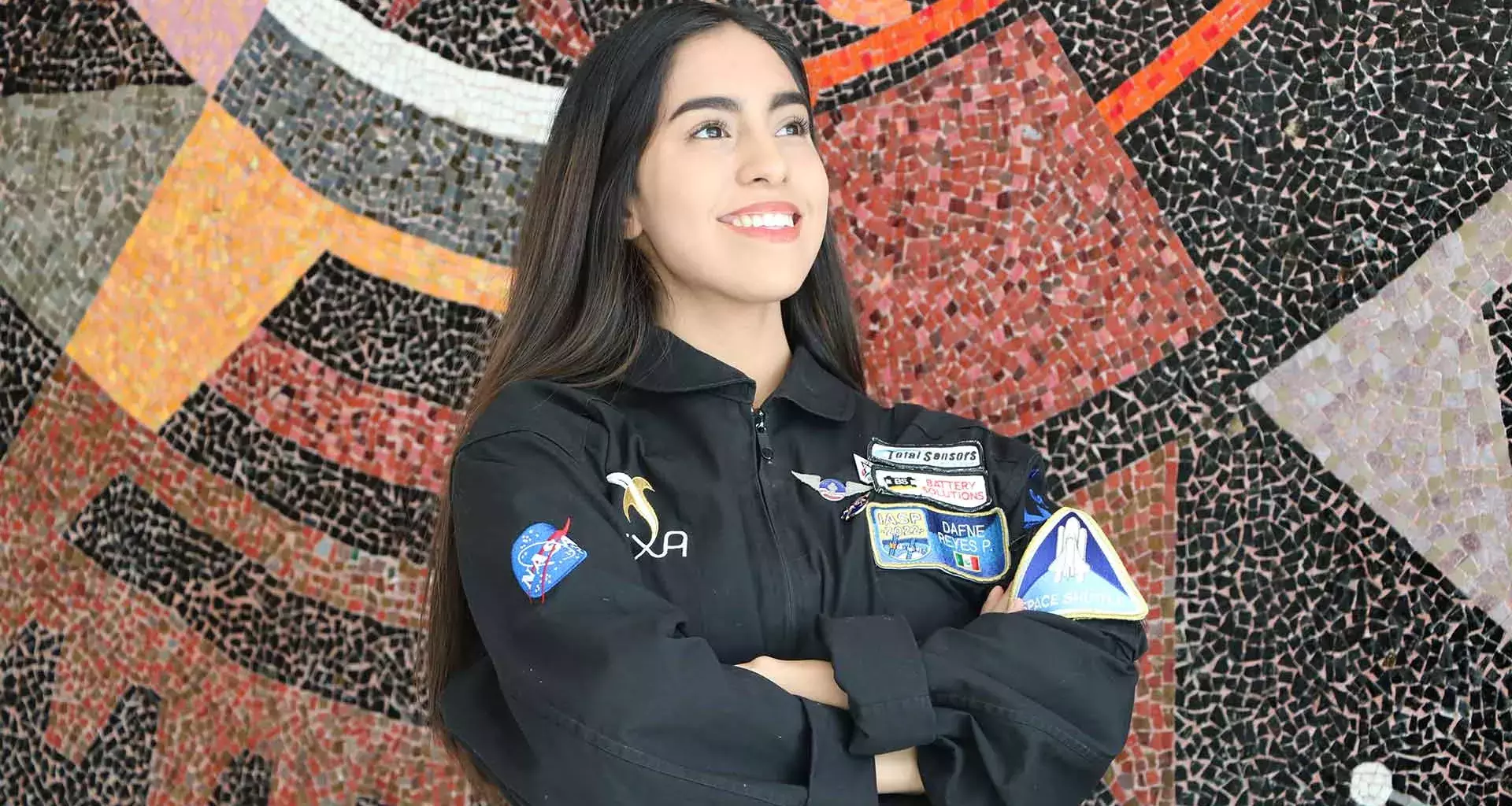 Dafne Reyes alumna del campus Monterrey que viajó al Air and Space Program de la NASA.