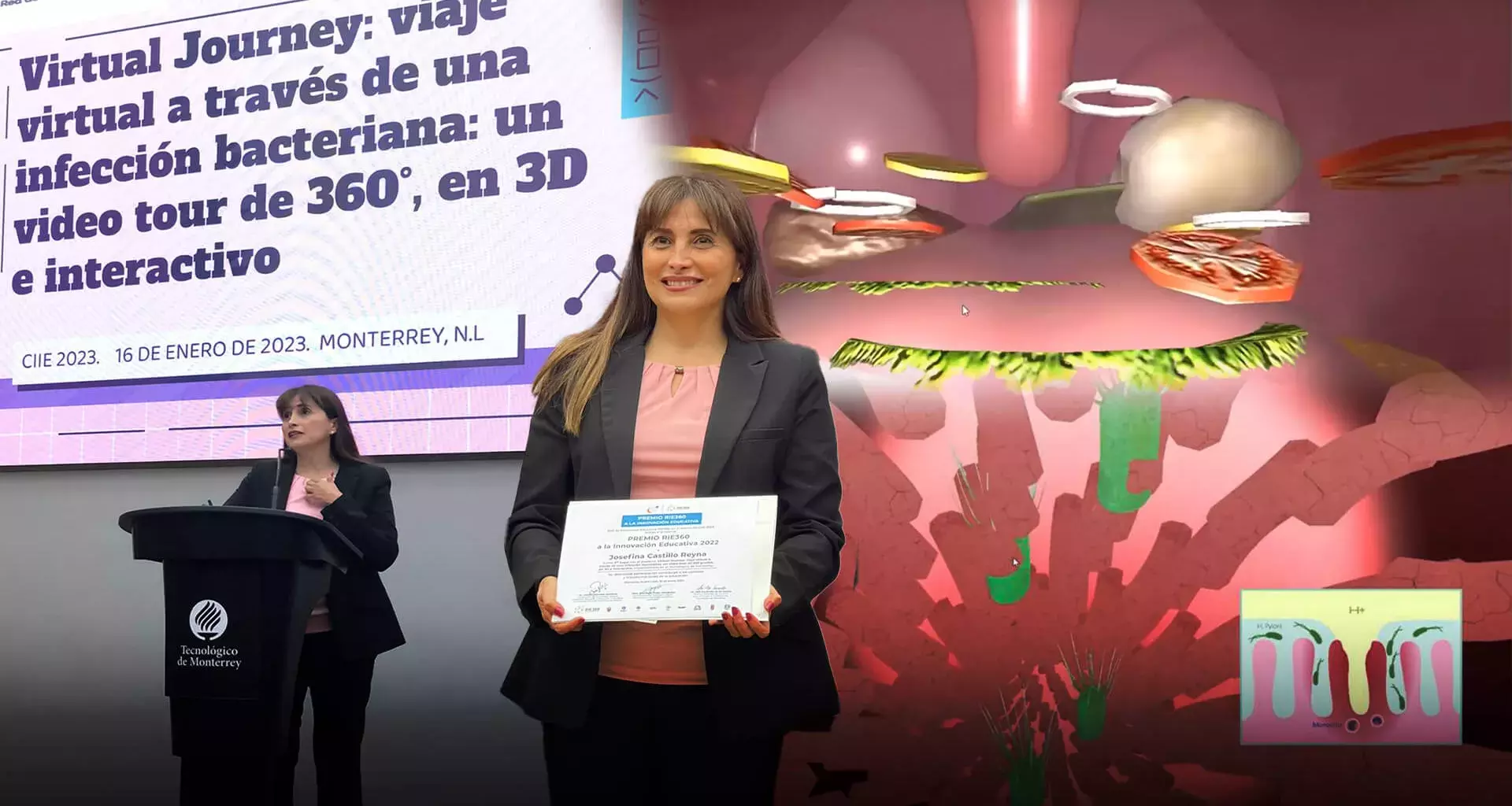 Josefina Castillo, ganadora del premio a la innovación educativa