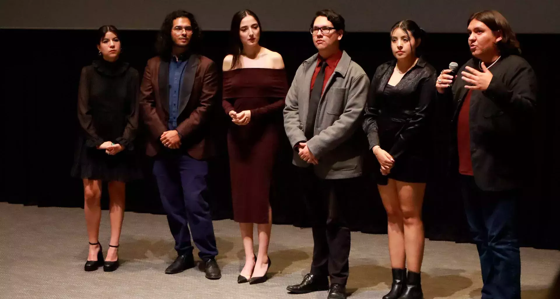 Estudiantes del Tec Guadalajara presentaron cortometraje en sala Guillermo del Toro de la cineteca del FICG. 