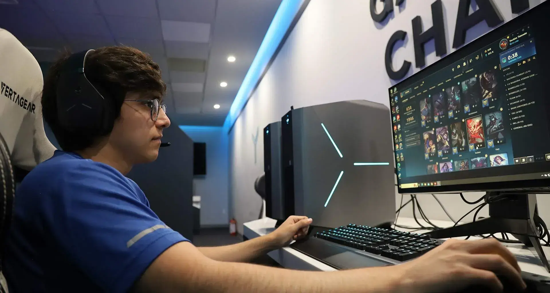 Leo Luna, jugador y su afición por los esports en el Tec Guadalajara.