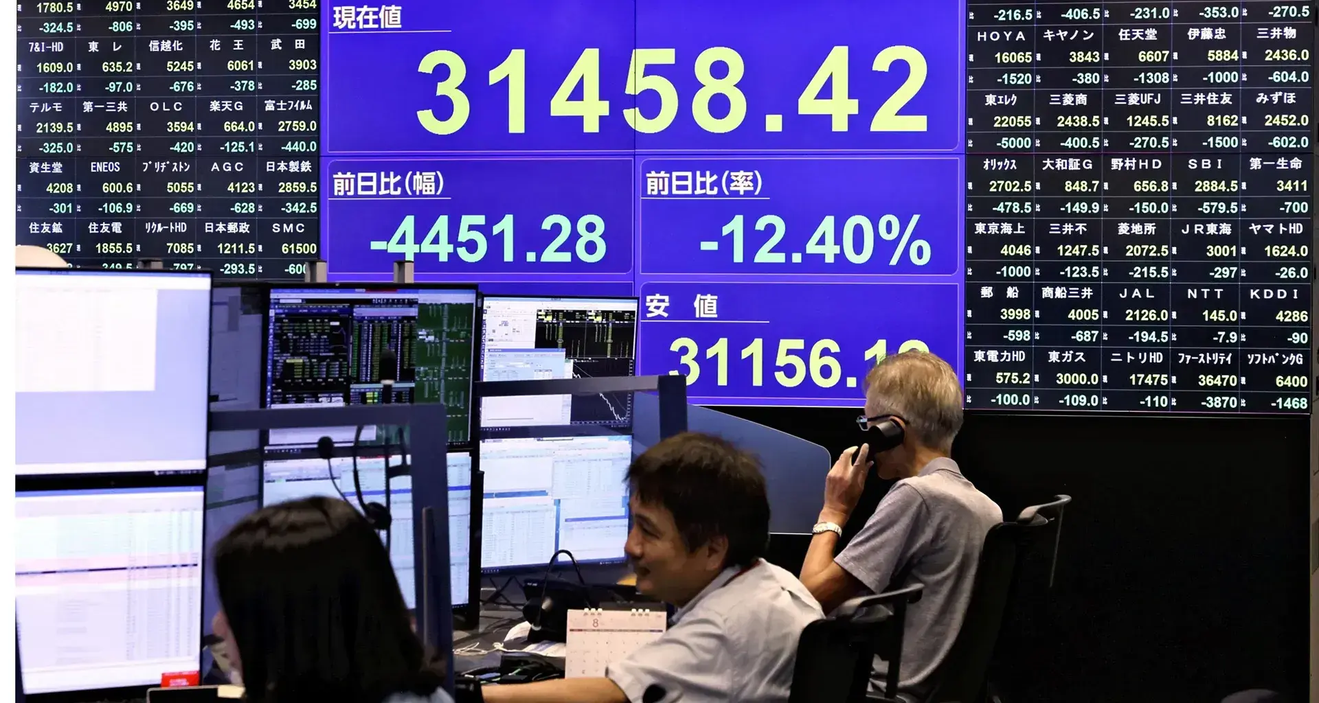 mercados caen por efecto de tasa de interés en Japón, lunes negro 2024