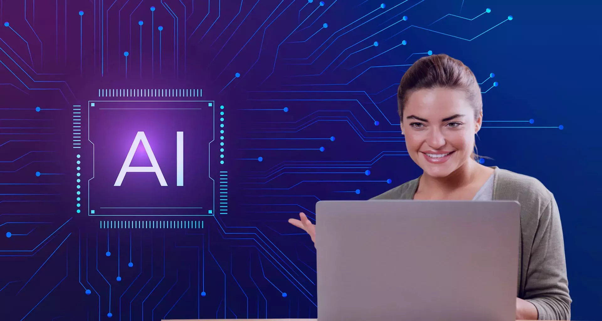 Persona usando Inteligencia Artificial