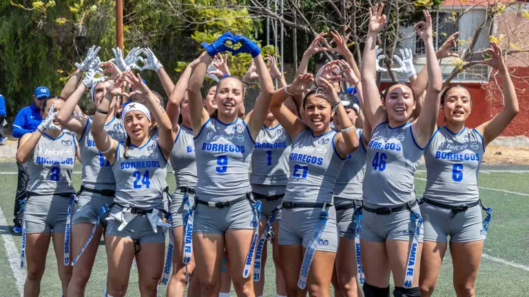 ¡En racha! Borregos Santa Fe, bicampeonas nacionales de flag football