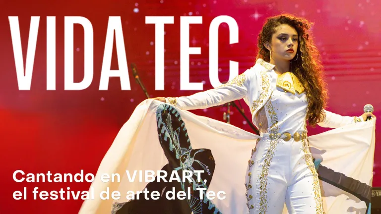 Cantando en VIBRART 2025, el festival de arte del Tec (video)