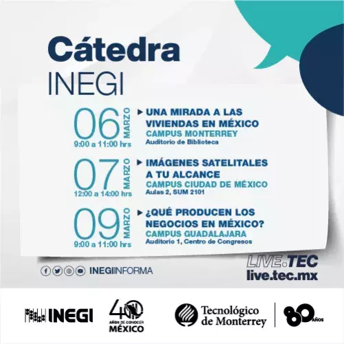 Actividades de la Cátedra INEGI en el Tec de Monterrey