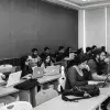 Alumnos aprendiendo a usar Software Arena 
