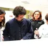 Alumnos en prácticas en el laboratorio
